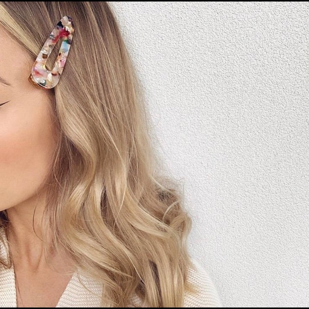 One Piece - Retro Resin Hair Barrettes Clips - Picture 10 of 10